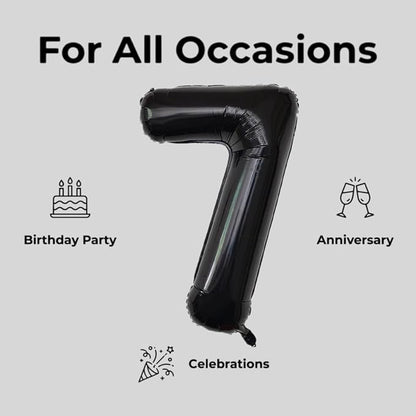 YPSelected 32 Inch Large Foil Helium Number Balloon Birthday Wedding Party 0-9 - Image 5