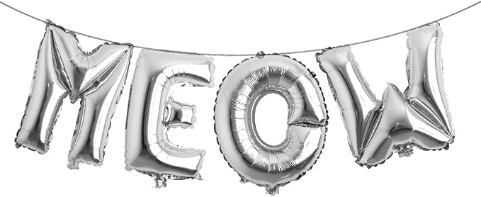 Cat Birthday Party Balloons by RUIANSI