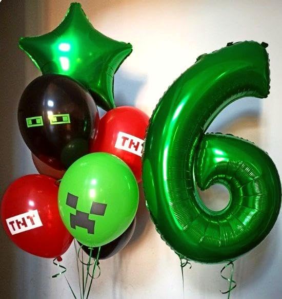 Green Number 8 Balloon 40 inch, Balloon numbers party supplies, deco photo shoot - Image 4