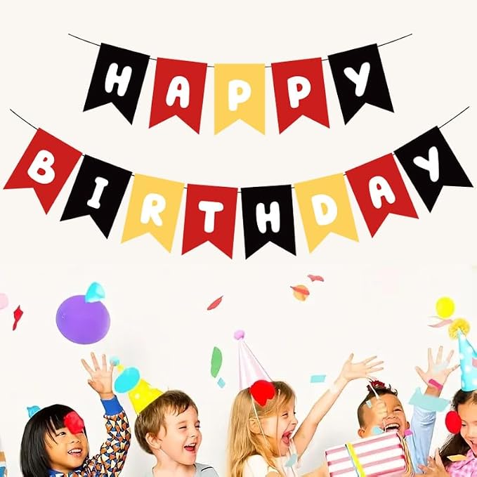 ZHENGYE Happy Birthday Banner Sign Party Decoration - Image 3