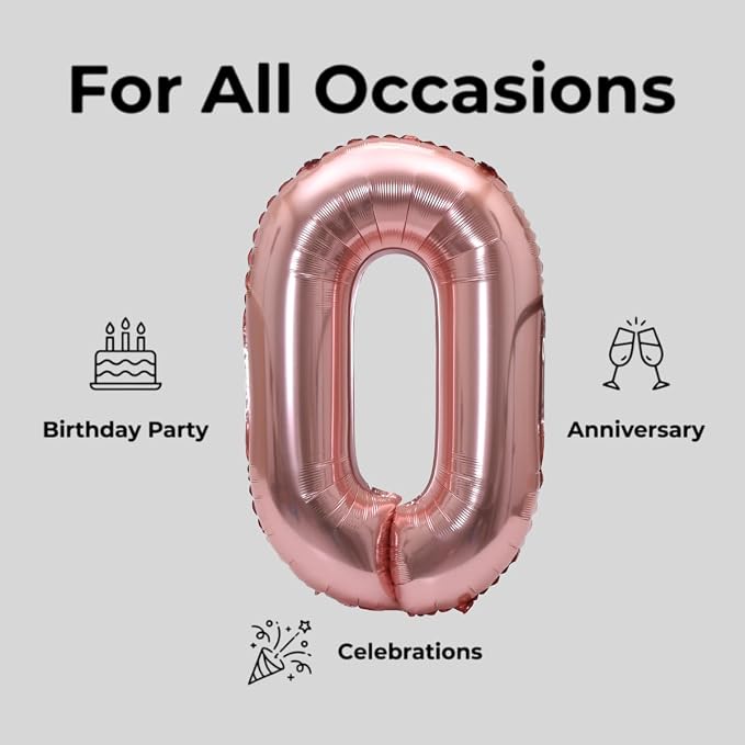 Number 10 Balloon Foil Mylar Balloons - Image 5