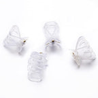 Cobahom 24 Pack Small Hair Claw Clips 1.2 Inch Plastic Hair Clips for Thin Hair No-Slip Mini Hair Clips Hair Styling Accessories for Women and Girls (White)