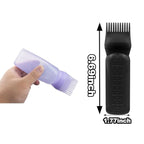 ELANE 4 Pack Hair Oiler Comb Bottle,Root Comb Applicator Bottle for Hair Oil Scalp Hair Oiling Applicator(2Black+2Purple)