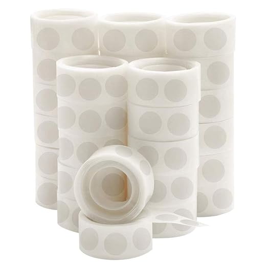 UPINS 3000 Pcs Point Dots Balloon Glue Removable Adhesive Point Tape | 30 Rolls by UPINS