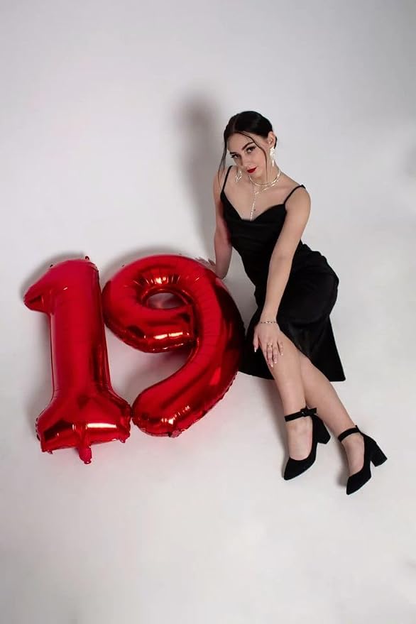 Birthday Number Balloons 40 Inch 0 Balloon - Image 4
