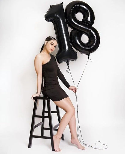 Black 18 Balloon - Image 3