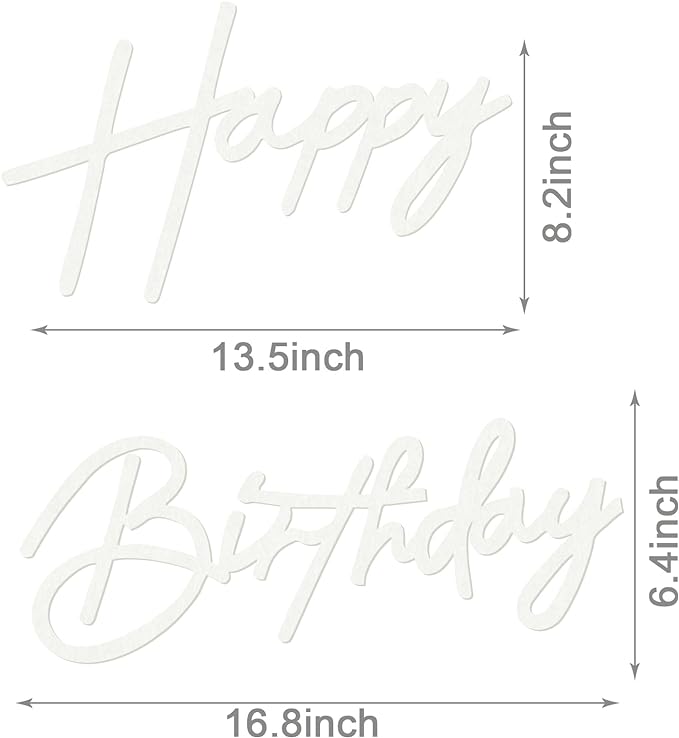 Happy Birthday Sign for Backdrop - Image 2