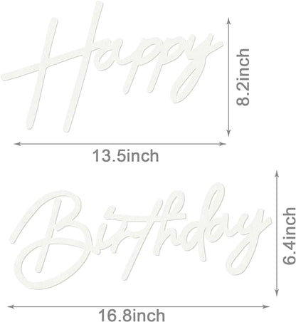 Happy Birthday Sign for Backdrop - Image 2