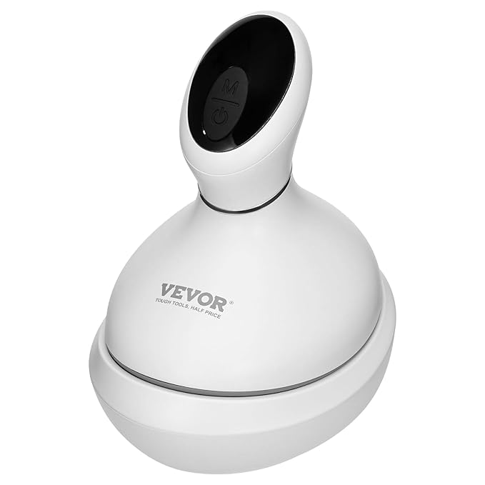 VEVOR Electric Cordless Hair Scalp Massager with Kneading 484 Massage Nodes, Handheld Portable Head Scratcher Massager for Deep Clean and Stress Relax, Gifts for Men Dad