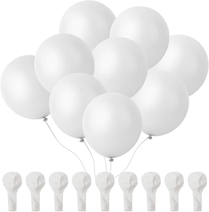 Mr. Pen- White Balloons 12 Inch, 54 Pack | Latex Party Balloons by MrPen