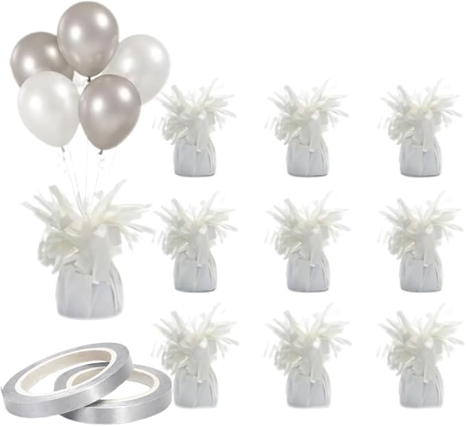 balloon weights are perfect for parties, weddings. Each pack includes 9PCS by Unknown