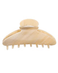 HAIMEIKANG Large Acetate 4 Inch Hair Claw Clip for Women - French Style Hair Claws for Thick Hair with Non-Slip Teeth, Hair Accessories for Updos, Buns & Ponytails