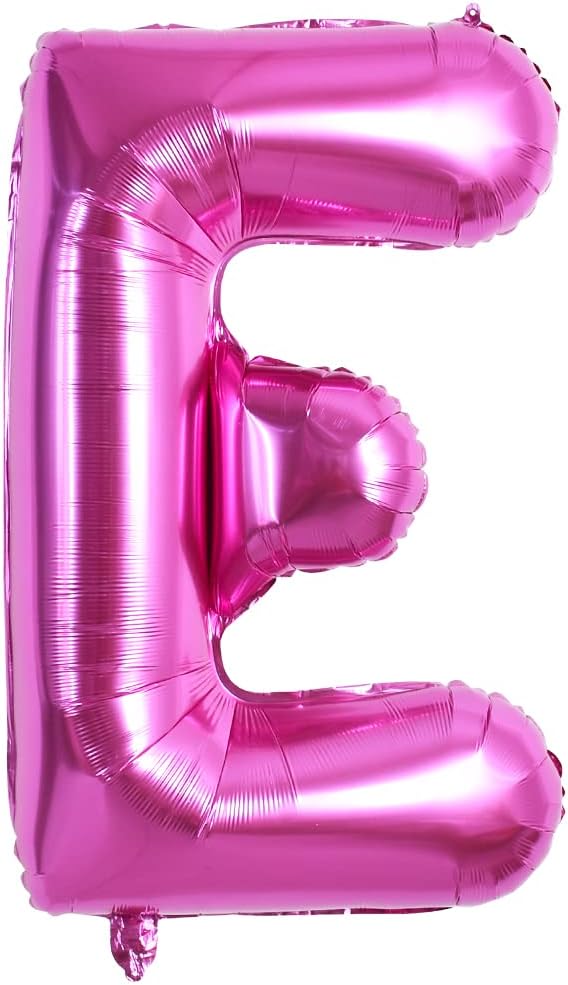 TONIFUL 40 Inch Large Rose Red Letter E Balloons by TONIFUL