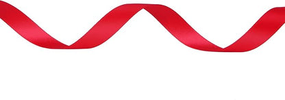 Ribbli Double Faced Hot Red Satin Ribbon, 1/2” x Continuous 25 Yards, Use - Image 2
