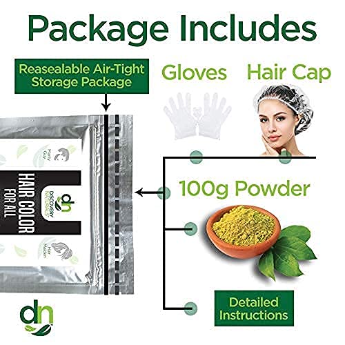 Blonde Henna Hair Color For All Kit | 100% All Natural Hair Dye & Beard Dye Powder (Sunshine Light Blonde) Organic, Herbal & Vegan Chemical & Cruelty Free Permanent Gray Coverage & Tinting