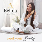 Belula Boar Bristle Hair Brush - Hair Brushes for Women & Mens Hair Brush, Detangler Brush, Hairbrush, Detangling Brush for Long, Curly or Any Type of Hair.