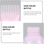Generic Pink Root Comb Applicator Bottle 6 OZ Hair Oil Applicator Bottle for Hair Dye Bottle