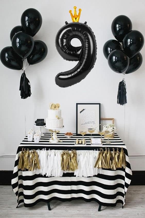 Black 9 Balloon - Image 2