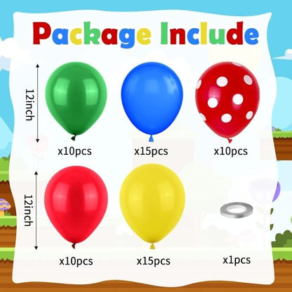 Red Yellow Blue Balloons - Image 2
