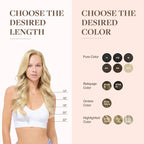 GOO GOO Clip in Hair Extensions Real Human Hair, Remy Human Hair Extensions Clip ins for Women, Natural Human Hair, 22inch 110g 7Pcs, 60A Platinum Blonde