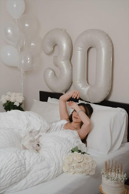 Numbers 50 Balloon 40Inch Black Balloons - Image 3