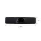 Black Hair Barrette for Thin Hair, Classic Rectangle French Barrette for Women, Lightweight and Comfortable, Strong Hold | France Luxe