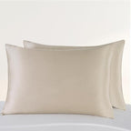 ZIMASILK Upgraded 100% 6A Grade Pure Mulberry Silk Pillowcase for Hair and Skin Silk Pillow Cases with Reinforced Hidden Zipper, More Soft & Durable, Gift Box (King 20"x36" Taupe)