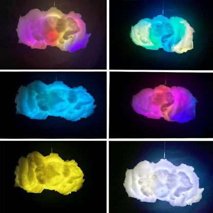 3D Big Cloud lightning Light Kit Music Sync Warm White Multicolor lightning - Image 4