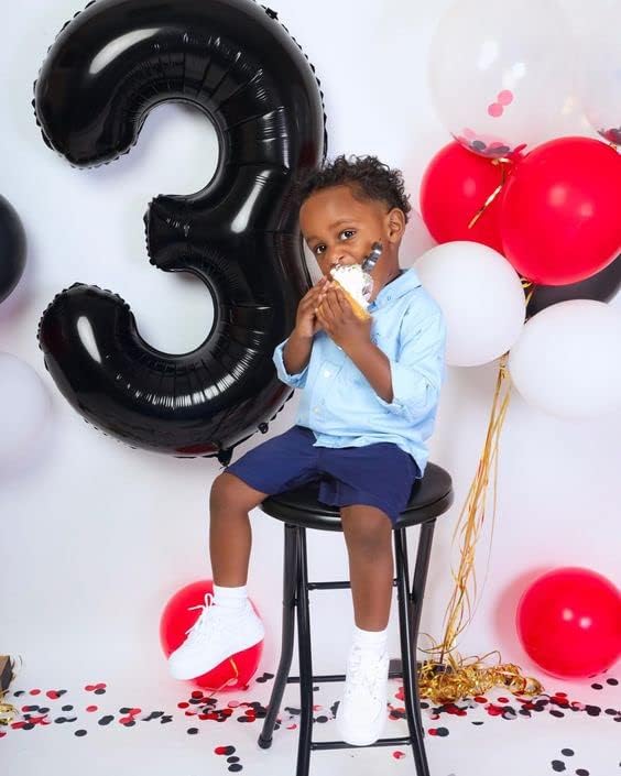 Black 3 Balloon - Image 7