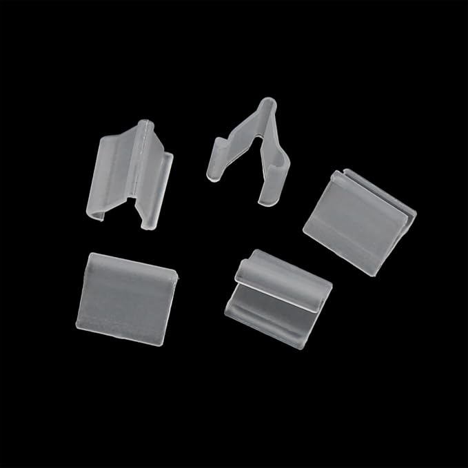 180PCS Transparent Plastic Balloon Clip Party Supplies Multipurpose Ring Lock V - Image 5