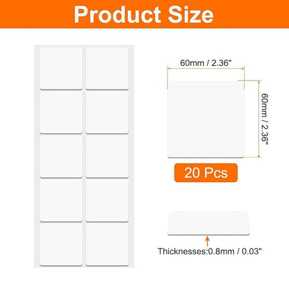 HARFINGTON 20pcs Double Sided Sticky Tape Dots, Adhesive Two Sided Nano Dots - Image 2