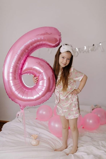Numbers 15 Balloon 40Inch Pearl Pink Balloon - Image 2