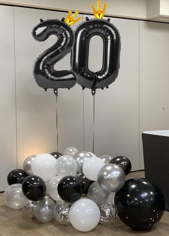 Black 0 Balloon - Image 2