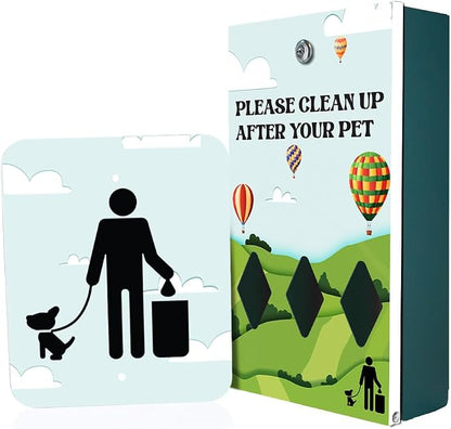 Zero Waste USA - DISPENSE-ART™ Roll Bag Dispenser & Sign - Hot Air Balloon | by ZEROWASTEUSA