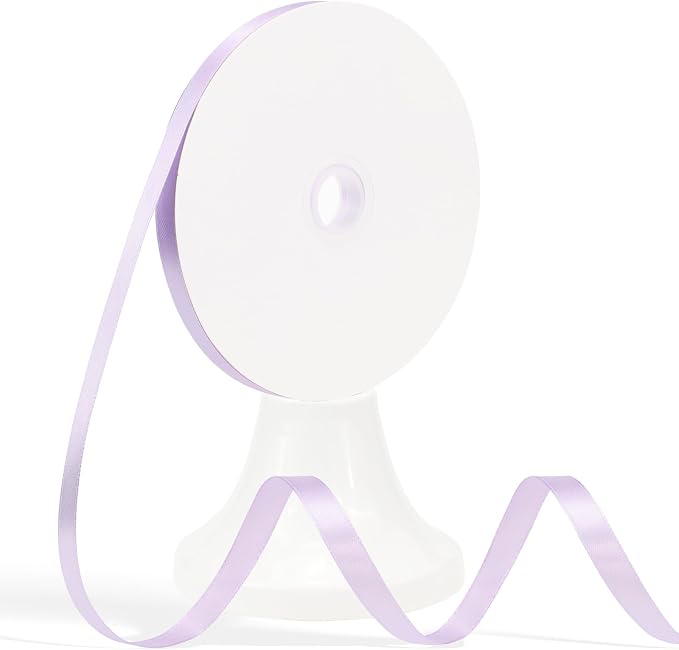 Light Purple Ribbon 3/8 Inch 120 Yards, Satin Ribbon by Unknown