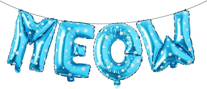 Cat Birthday Party Balloons by RUIANSI