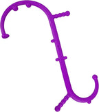 Massage Trigger Point Cane, Muscle Release Tool Self Massage Hook Cane, Handheld Back, Neck, Shoulder, Leg and Feet Massager Rod, Body Deep Tissue Gifts for Men & Women, Purple