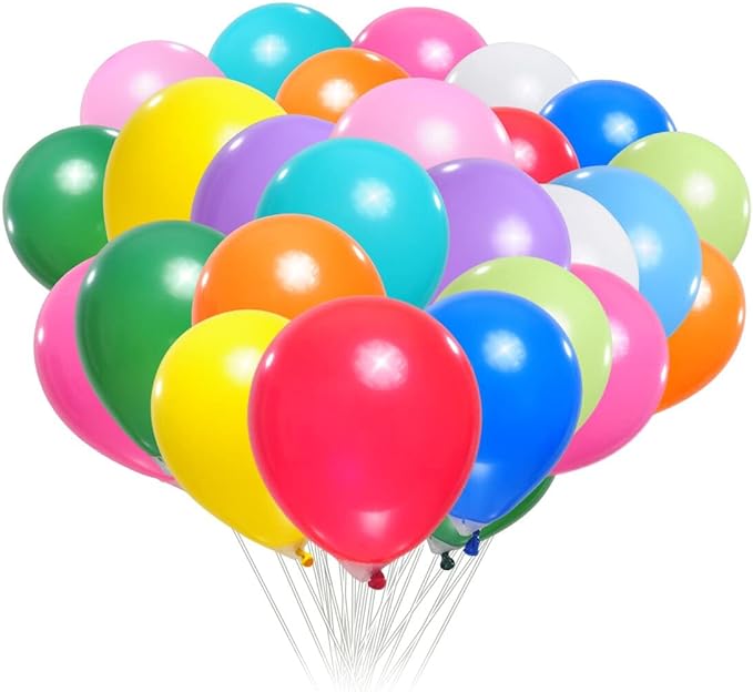 400 Pack Rainbow Balloons by BAOKUANHU
