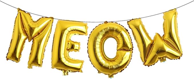 Cat Birthday Party Balloons by RUIANSI