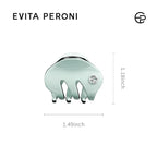 EVITA PERONI Small Hair Clips, Mini Hair Clip for Hair, Little Tiny Claw Clips for Women Girls Half Updo, Mint Blue