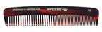 #11 Handmade Wide Narrow Tooth Comb Tortoise Havana Acetate Thick Coarse Curly Thin Fine Straight Hair Detangling Parting Grooming Teasing Hair Styling Hairdresser Barber Hairdressing Wet Dry