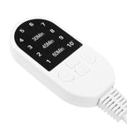 Electric Heating Cap for Hair, Deep Conditioning Heat with 10 Adjustable Temperature Levels and 3 Timer Settings, Damaged or Frizzy Hair Care at Home Travel (US Plug 110V)