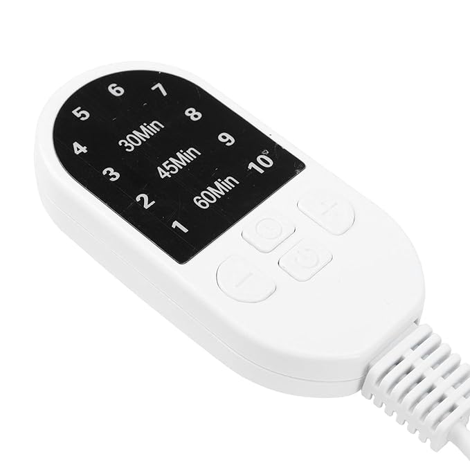 Electric Heating Cap for Hair, Deep Conditioning Heat with 10 Adjustable Temperature Levels and 3 Timer Settings, Damaged or Frizzy Hair Care at Home Travel (US Plug 110V)