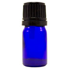 5 ml (1/6 fl oz) Cobalt Blue Glass Bottle with Euro Dropper (12 Pack)