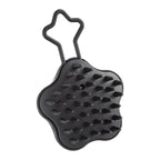 Silicone Scalp Massage Hair Washing Brush Wet and Dry Shampoo Brush Body Scrubber Bath Head Massage Brush