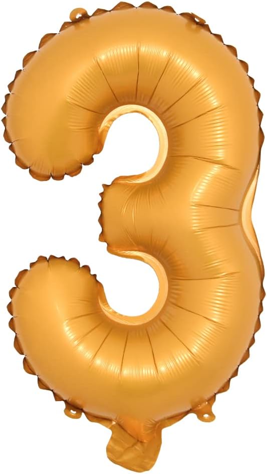 16" inch Single Orange Alphabet Letter Number Balloons Aluminum Hanging Foil by RUIANSI