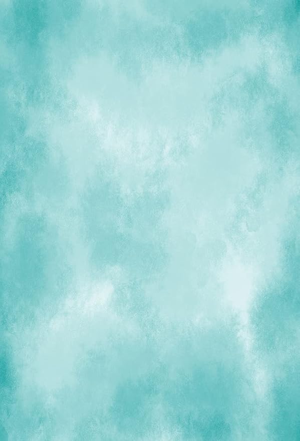 6.5x10ft Aqua Abstract Solid Photography Backdrops Gradient Portrait Photo - Image 2