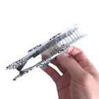 Novelty Grouper Fish Hair Clips,Cute Acetate Hair Clip,Big Claw Clips for Women,White