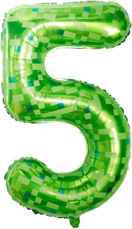 40 inch digital balloon, Number 5 by TNCDJKPA