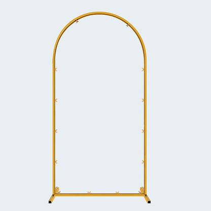 Hemmotop 6FT Arch Backdrop Stand Gold | Metal, Ground Stakes - Image 9